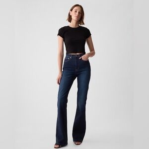 GAP High Rise '70s Flare Jeans